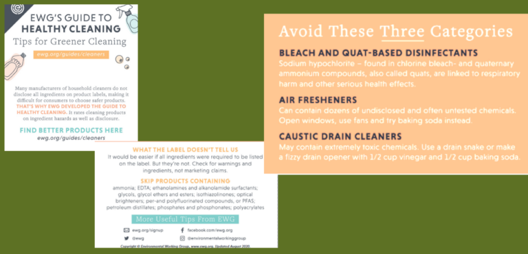 Ideas for healthy non toxic cleaning