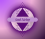 Soul Living logo with full moon and spiritual triangle design