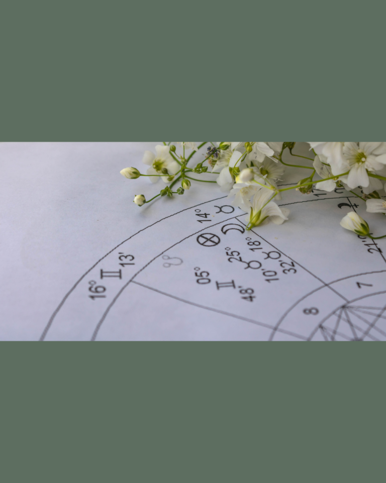 part of an astrological chart