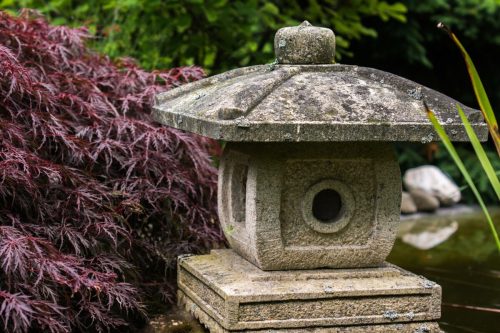 Feng Shui Stone Pagoda garden statue